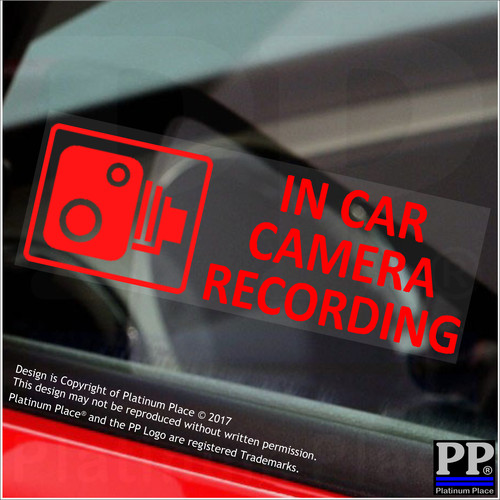 Stickers car camera - x, in