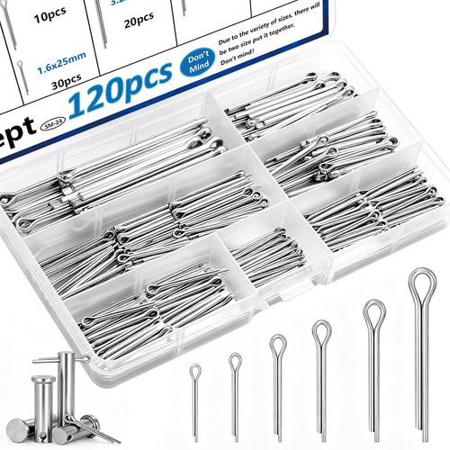 120 pieces stainless steel - 120,