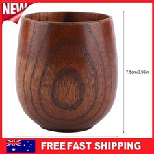 Wooden Juice Mug 500ml Natural Beer Cup Retro Tea Milk Rustic Drinkware