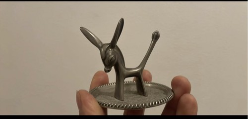 Seba silver plated deer ring - seba,