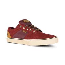Etnies Barge LS Skate Shoes - Burgundy/Brown