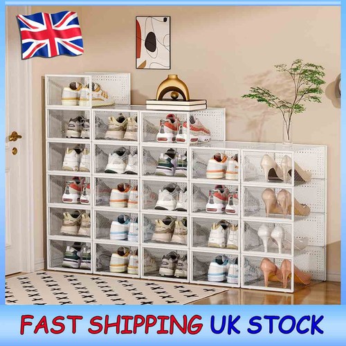 12pcs shoe storage boxes large - shoe,