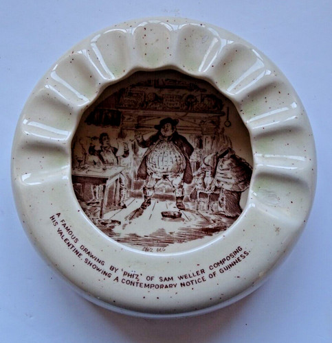 Guinness ashtray ceramic sam - ceramic,