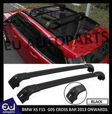 FOR BMW X5 F15 F85 G05 F95 LOCKABLE ALUMINIUM CROSS BARS ROOF RACK 75 KG 2013+