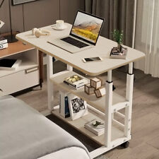 Trolley Table Mobile Laptop Table Desk Sofa Bed Tray Computer Adjustable Height