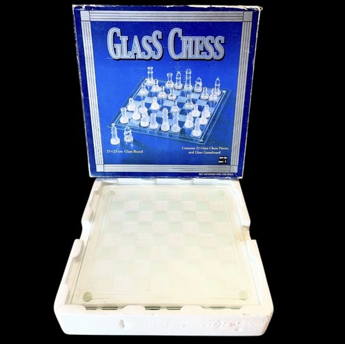 Glass chess set - glass, 32