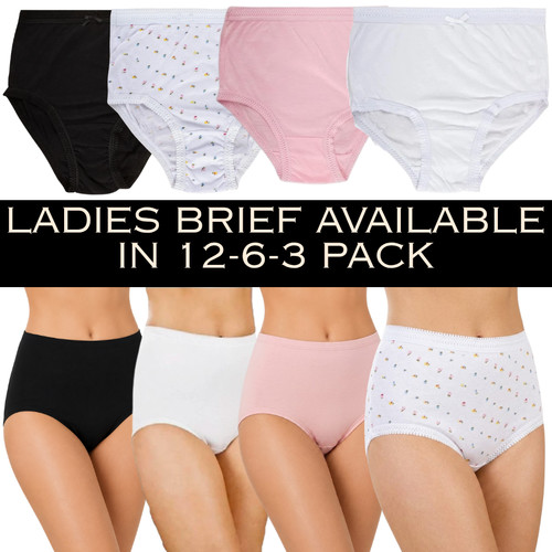 Womens ladies briefs 100 - briefs, 100%