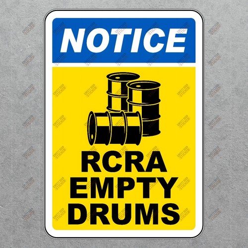 Rcra empty drums safety - empty,