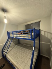 Triple Bunk Bed with Mattress