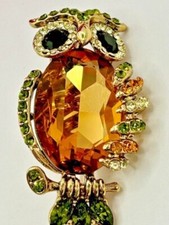 Vintage 90s Owl Brooch Butler
