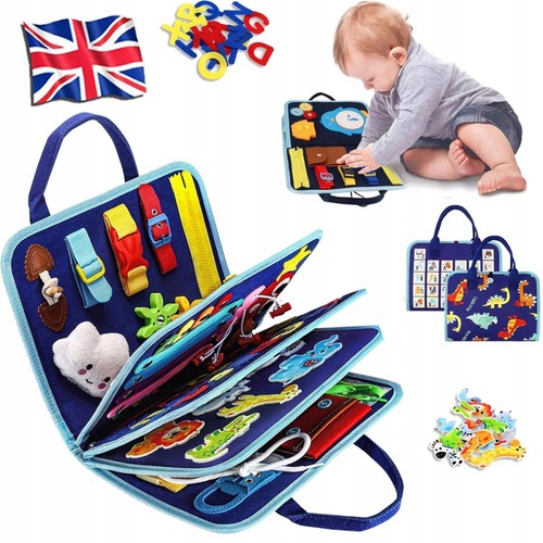 Montessori busy board sensory - montessori,