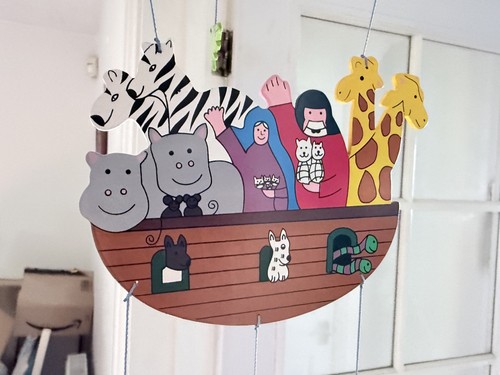 Noah ark wooden nursery baby - ark,