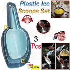 3pc Plastic Ice Scoop Kitchen