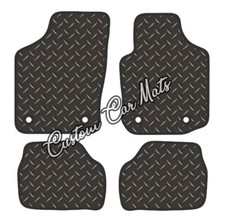 CUSTOM FIT VAUXHALL CORSA C CAR FLOOR MATS IN RUBBER FROM 2001 TO 2007 4 CLIPS