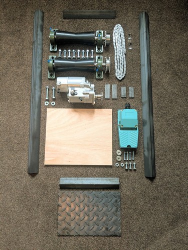 Motorcycle roller starter kit - roller,