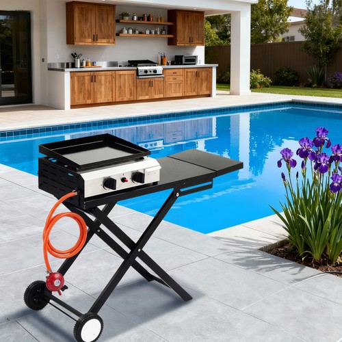 Folding gas barbecue - folding, bbq