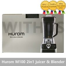 Hurom M100 2in1 Multi Juicer & High-Speed Blender Dual Electronics 220V