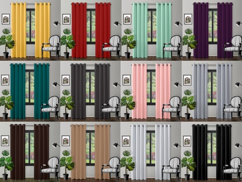 Thermal blackout pair curtains - thermal,