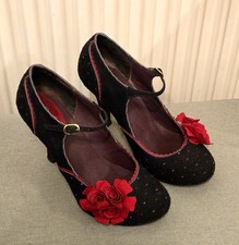 Ruby Shoo Dark Navy & Red