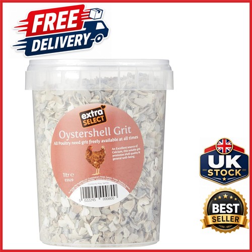 Litre oystershell grit tub - oystershell,