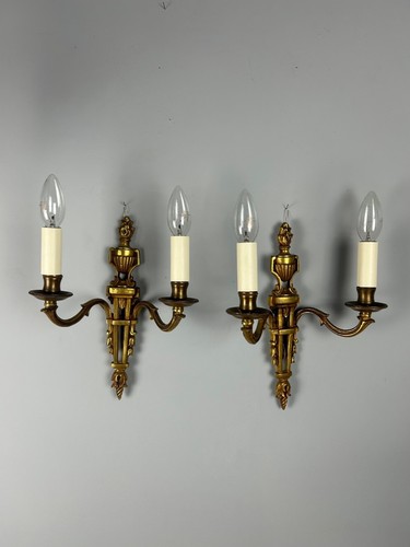 French pair gilded antique - french,