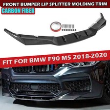 FOR BMW 5 SERIES F90 M5 2018+ FRONT BUMPER SPLITTER LIP CARBON FIBER COLOR New