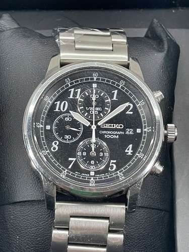 Seiko chronograph 100m water - seiko,