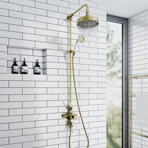Twin shower set thermostatic - twin,