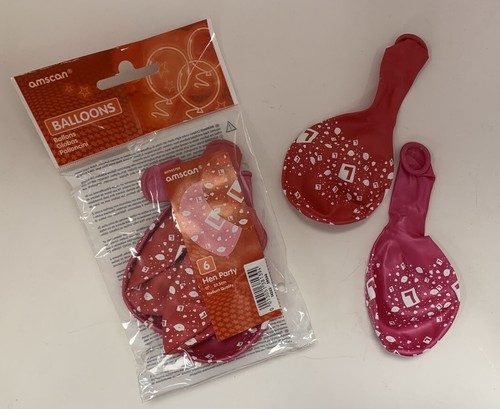 Hen party balloons 6 - hen, pack
