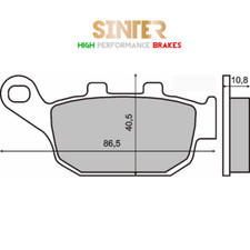Pair Rear Brake Pads Honda CB