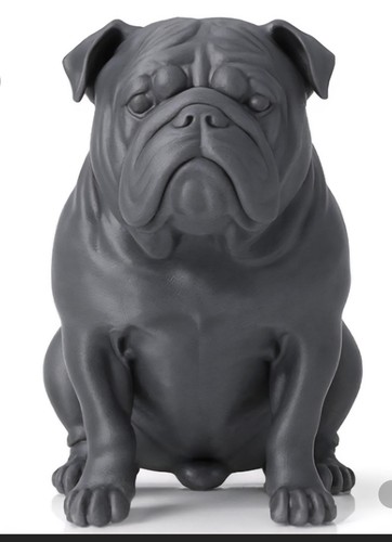 English bulldog statue - english,