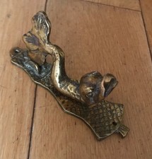 Solid brass vintage Fish door knocker  (CD3)