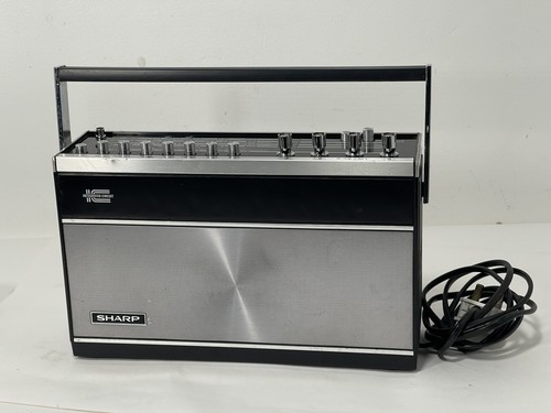 1980s sharp radio boombox - radio,