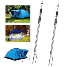 2x 210cm Tent Poles Universal