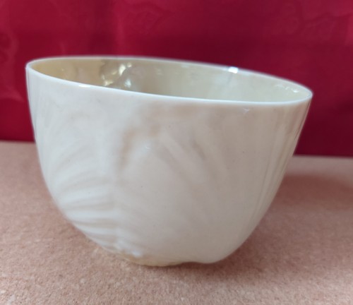 Antique belleek shell sugar - antique,