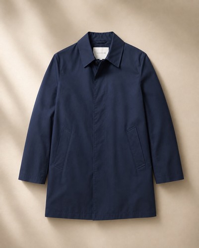 Mackintosh navy trench - navy, coat