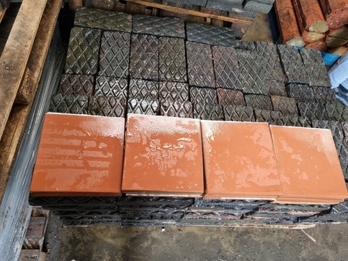 Reclaimed red quarry tiles - reclaimed,