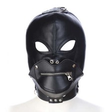 Black PU Leather Adult Gimp