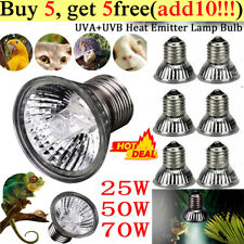 25W/50W/75W UVA+UVB Reptile Heat Basking Light Bulb Lamp Tortoise Turtle Lizard