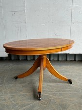 Modern yew wood coffee table