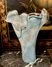 Elegant Teal Italian MURANO