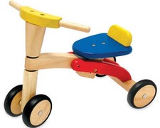 I'm Toy Wooden Quad Bike Baby Trike, Sit n Ride, 1 Year Plus - Brand New