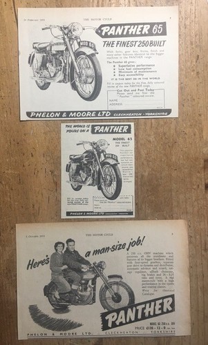 Panther motorcycle model - panther,