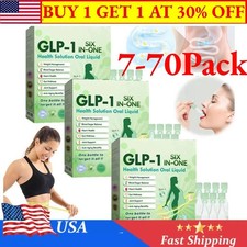 GLP 6-in-1 Health Solution Oral Liquid for Weight Loss & Blood Sugar Support US
