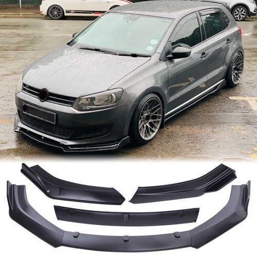 Matte black front - black, bumper