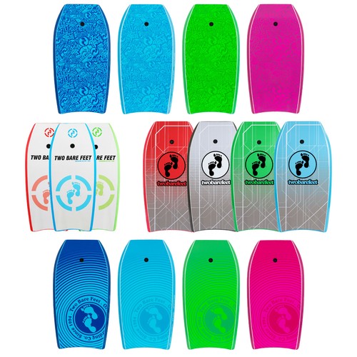 Two bare feet bodyboard - bare,