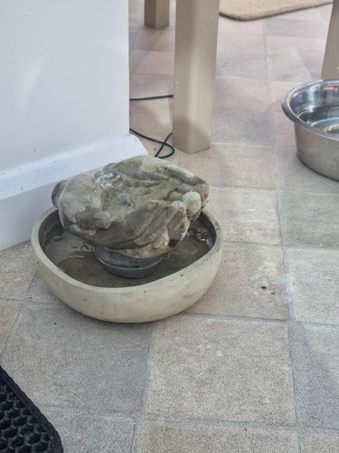 Stone hand and water - stone,