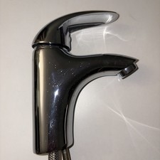 AKW Monobloc Basin Mixer tap with hoses  Ex Display