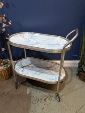 Vintage 2 Tier Drinks Trolley