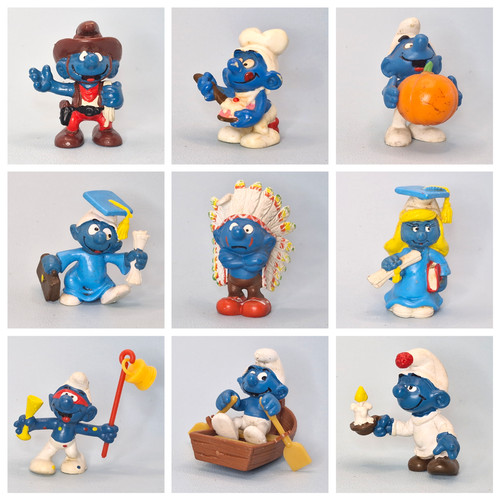 Vintage smurf figures peyo - vintage,